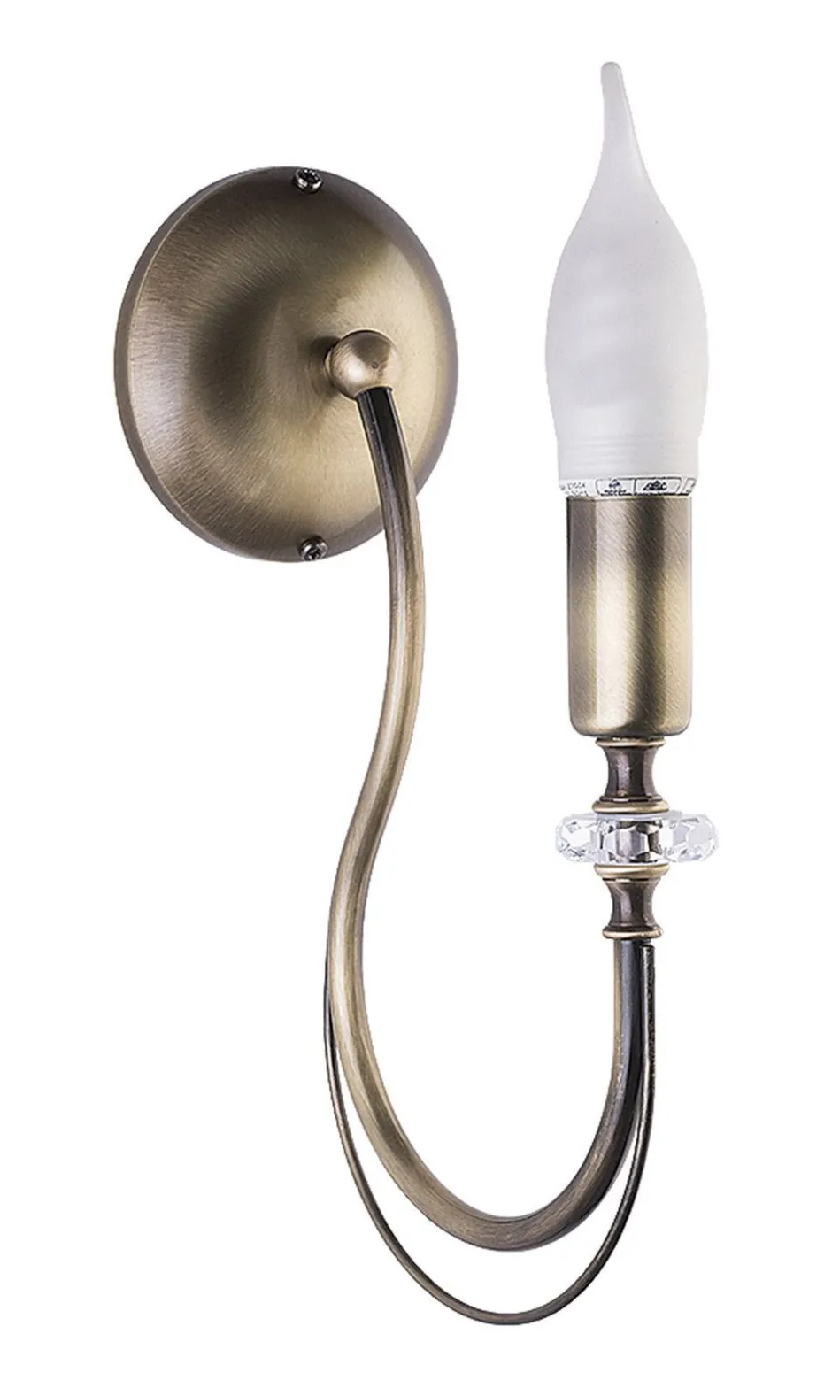 Jupiter Wandlampe in Messing antik AREGUND Flur Leuchte< Wandleuchten|Wohnzimmerlampen