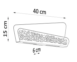 Sollux Wandlampe indirekt Weiß Modern 2x G9 THURO< Wandleuchten|Flurlampen