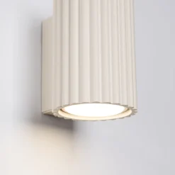 Sollux Wandlampe innen GU10 klein H: 10 cm in Creme GU10 Modern< Flurlampen|Wohnzimmerlampen