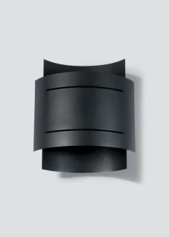 Sollux Wandlampe innen Schwarz Metall Up Down indirektes Licht< Wandleuchten|Flurlampen