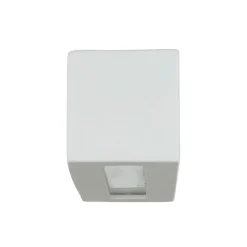 Keramiklampen|Küchenlampen*Sollux Wandlampe Keramik Glas 32,5 cm eckig Up Down bemalbar