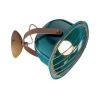 Ferroluce Wandlampe Keramik Metall E27 verstellbar rund Retro< Wohnzimmerlampen|Keramiklampen