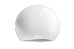 Keramiklampen|Küchenlampen*Sollux Wandlampe Keramik rund B: 17 cm klein Weiß E27 Up Down