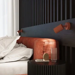 Sollux Wandlampe klein B: 8 cm Rot schwenkbar aus Aluminium GU10< Flurlampen|Wohnzimmerlampen