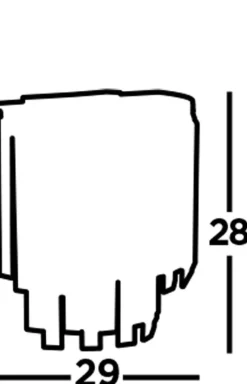 Searchlight Wandlampe Kristall B: 29 cm Rauchglas Art Déco 2x E14< Glaslampen|Kristalllampen