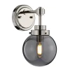 Elstead Wandlampe Kugel Schirm Grau Nickel E14 Retro Design< Wandleuchten|Wohnzimmerlampen
