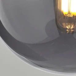 Elstead Wandlampe Kugel Schirm Grau Nickel E14 Retro Design< Wandleuchten|Wohnzimmerlampen