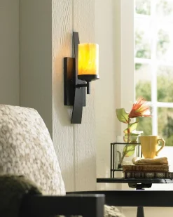 Elstead Wandlampe LAPIDE Gelb Design Lampe Wohnzimmer< Wandleuchten|Flurlampen