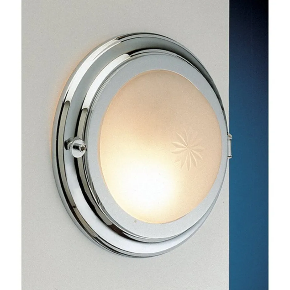 Led Lampen|Wandleuchten*Laura Suardi Wandlampe LED Chrom aus Messing Flur Badezimmer