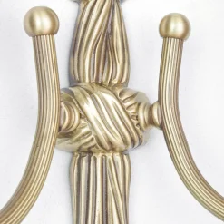 Wandleuchten|Esszimmer Lampen*Giovanni Battista Wandlampe Leuchter 2-flmg Bronze aus Echt-Messing