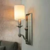 Elstead Wandlampe LUANA in Nickel B:11cm Design Lampe< Wandleuchten|Wohnzimmerlampen