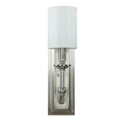 Elstead Wandlampe LUANA in Nickel B:11cm Design Lampe< Wandleuchten|Wohnzimmerlampen
