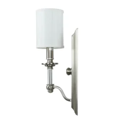 Elstead Wandlampe LUANA in Nickel B:11cm Design Lampe< Wandleuchten|Wohnzimmerlampen