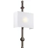 Wandleuchten|Flurlampen*Elstead Wandlampe MERLE in Bronze Weiß B:29cm Leuchte