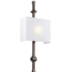 Wandleuchten|Flurlampen*Elstead Wandlampe MERLE in Bronze Weiß B:29cm Leuchte