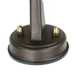 Außenwandleuchten|Rustikale Lampen*Lido Wandlampe Messing außen IP64 Rostbraun antik Maritim E27