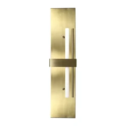 Wandleuchten|Badezimmer Lampe*Giovanni Battista Wandlampe Messing H: 80 cm groß massiv in Bronze hell für S14d