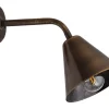 Lido Wandlampe Messing Schirm Ø16cm DANAE Schlafzimmer< Wandleuchten|Küchenlampen