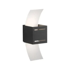 Wohnzimmerlampen|Flurlampen*Paul Neuhaus Wandlampe Metall Anthrazit indirekt G9 H:30 cm Modern