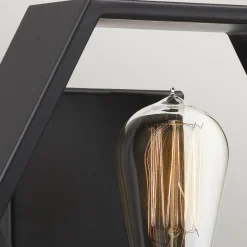 Wandleuchten|Flurlampen*Elstead Wandlampe Metall B: 25,4 cm in Schwarz Gold Modern
