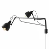 Badezimmer Lampe|Wandleuchten*ALDEX Wandlampe Metall B:18 cm E27 mit Schalter verstellbar