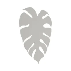 Wandleuchten|Flurlampen*TK Lighting Wandlampe Metall Beige H: 40c m Monstera Blatt 3x G9