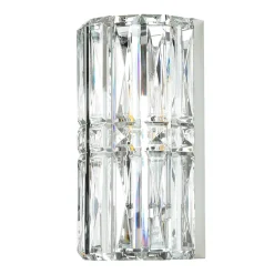 Wandleuchten|Flurlampen*Maytoni Wandlampe Metall Glas 25 cm hoch Chrom E14 länglich