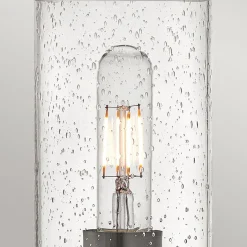 Elstead Wandlampe Metall Glas 26,2 cm hoch Schwarz E27 GRACIA< Wandleuchten|Wohnzimmerlampen