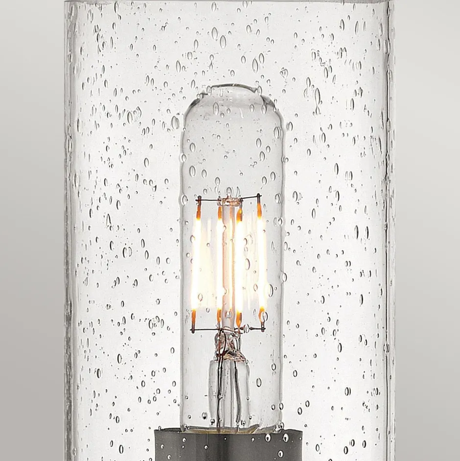 Elstead Wandlampe Metall Glas 26,2 cm hoch Schwarz E27 GRACIA< Wandleuchten|Wohnzimmerlampen