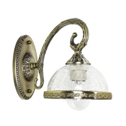 Easylight Wandlampe Metall Glas Jugendstil elegant CHARLES< Jugendstil Lampen|Küchenlampen