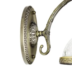 Easylight Wandlampe Metall Glas Jugendstil elegant CHARLES< Jugendstil Lampen|Küchenlampen