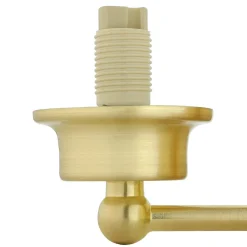 Searchlight Wandlampe Metall Glasschirm G9 IP44 B:10 cm in Messing< Glaslampen|Metall Lampen