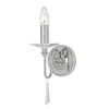 Elstead Wandlampe Metall in Nickel poliert CANDELA 6< Kristalllampen|Wohnzimmerlampen