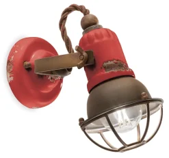 Wohnzimmerlampen|Keramiklampen*Ferroluce Wandlampe Metall Keramik E14 verstellbar Vintage