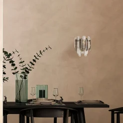 Wandleuchten|Flurlampen*Maytoni Wandlampe Metall Rauchglas E14 H: 27 cm 2-flammig KARL