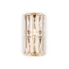 Maytoni Wandlampe Metall Rauchglas E14 25 cm hoch in Gold JONAS< Wandleuchten|Flurlampen