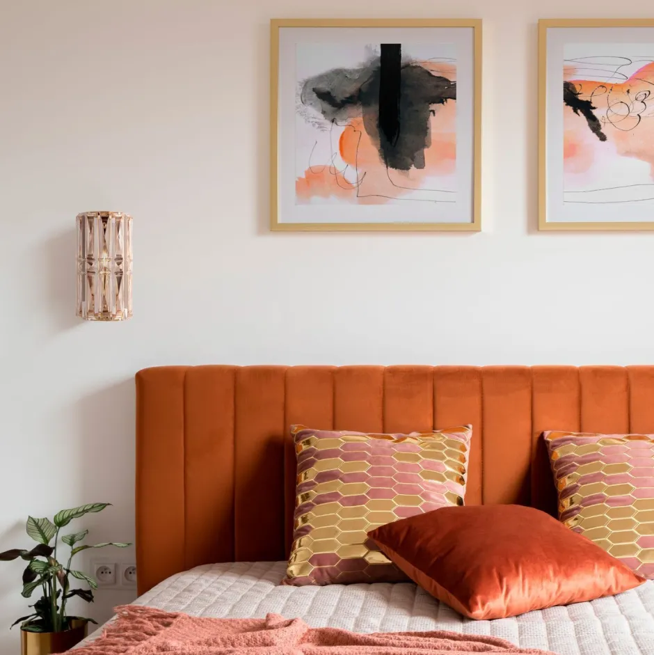 Maytoni Wandlampe Metall Rauchglas E14 25 cm hoch in Gold JONAS< Wandleuchten|Flurlampen