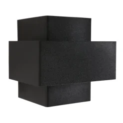 Wandleuchten|Badezimmer Lampe*Steinhauer Wandlampe Metall Schwarz Gold H:13 cm inkl. G9 indirekt