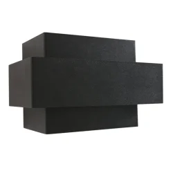 Steinhauer Wandlampe Metall Schwarz Gold B:20 cm inkl. G9 indirekt< Wandleuchten|Badezimmer Lampe