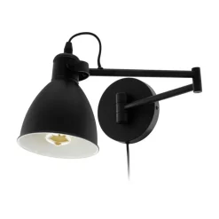 Eglo Wandlampe mit Kabel Schalter verstellbar E27 PIERRE< Wandleuchten|Küchenlampen
