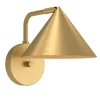 Elstead Wandlampe mit Schalter Dimmer 21,3 cm hoch E27 in Gold< Wandleuchten|Küchenlampen