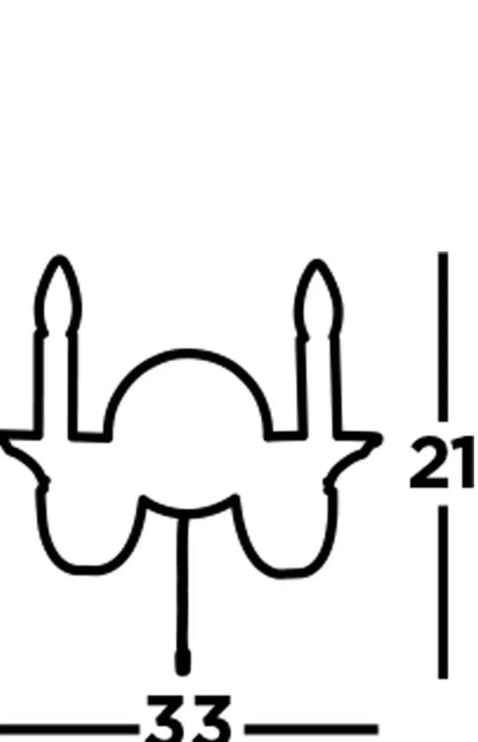 Searchlight Wandlampe mit Schalter 2-flammig E14 in Bronze B: 33 cm< Wandleuchten|Vintage Lampen