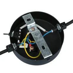 Wandleuchten*Nowodvorski Wandlampe mit Schalter Holz Schwarz 2-flmg Dover