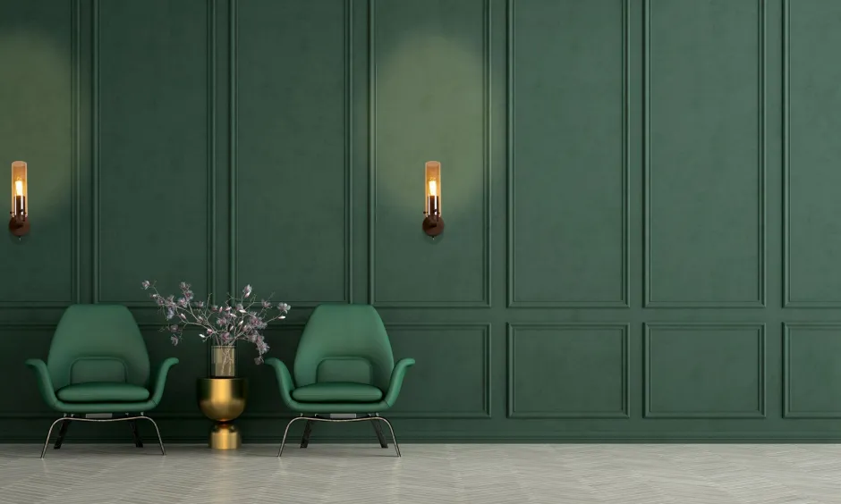 Searchlight Wandlampe mit Schalter Metall Glas E27 Mokka Bernstein< Wohnzimmerlampen|Metall Lampen