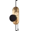 Nowodvorski Wandlampe mit Schalter Metall Holz G9 indirekt< Wohnzimmerlampen|Holzlampen