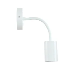 Wandleuchten|Küchenlampen*Easylight Wandlampe mit Schalter Weiß verstellbar Lesearm GU10