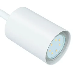 Wandleuchten|Küchenlampen*Easylight Wandlampe mit Schalter Weiß verstellbar Lesearm GU10