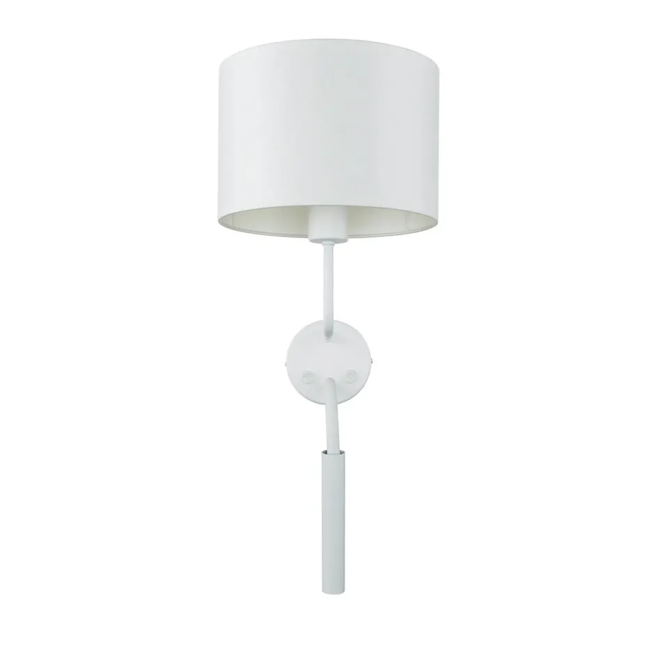 Wandleuchten|Moderne Lampen*Nowodvorski Wandlampe mit Schwanenhals Weiß E27 + G9 H: 50 cm