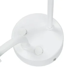 Wandleuchten|Moderne Lampen*Nowodvorski Wandlampe mit Schwanenhals Weiß E27 + G9 H: 50 cm