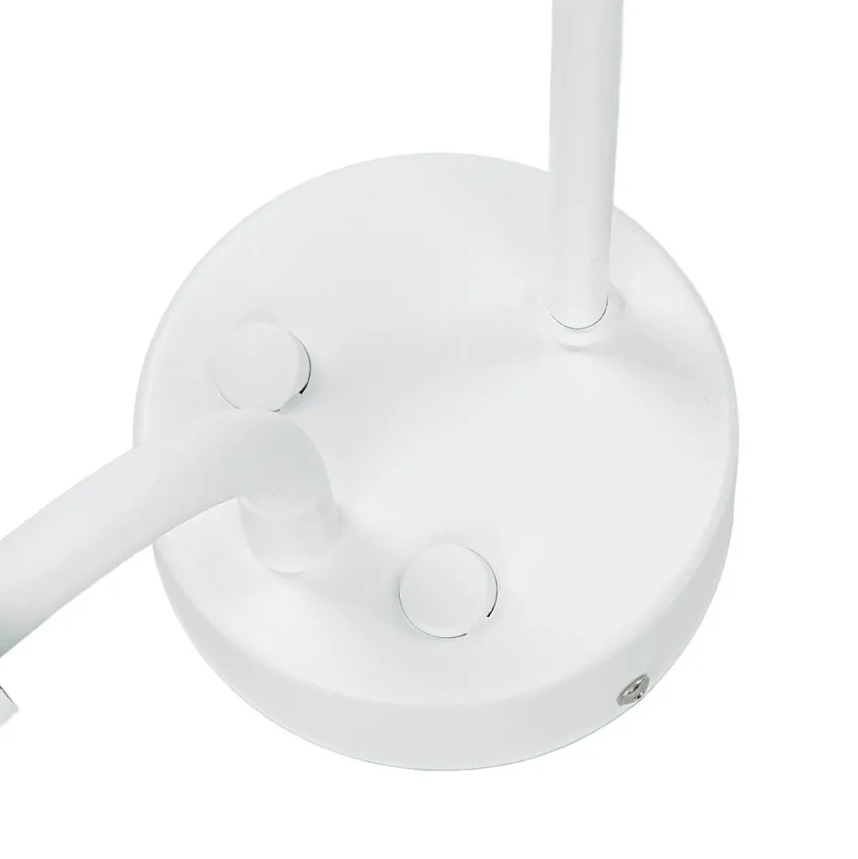 Wandleuchten|Moderne Lampen*Nowodvorski Wandlampe mit Schwanenhals Weiß E27 + G9 H: 50 cm